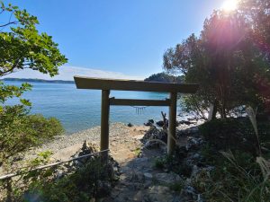 伊射波神社の第一鳥居